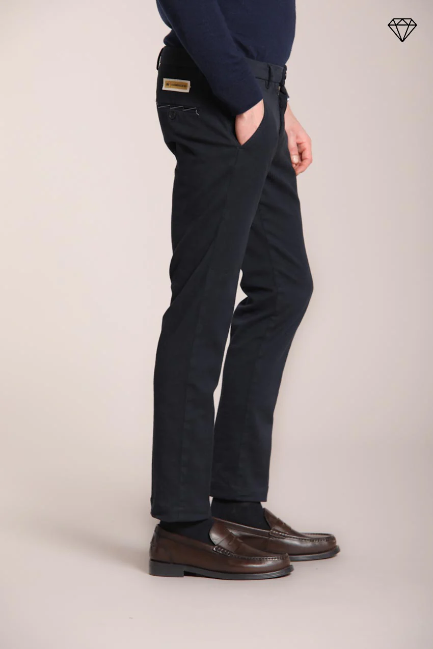 Torino pantalone chino uomo in cotone cashmere slim fit ① – Image 5