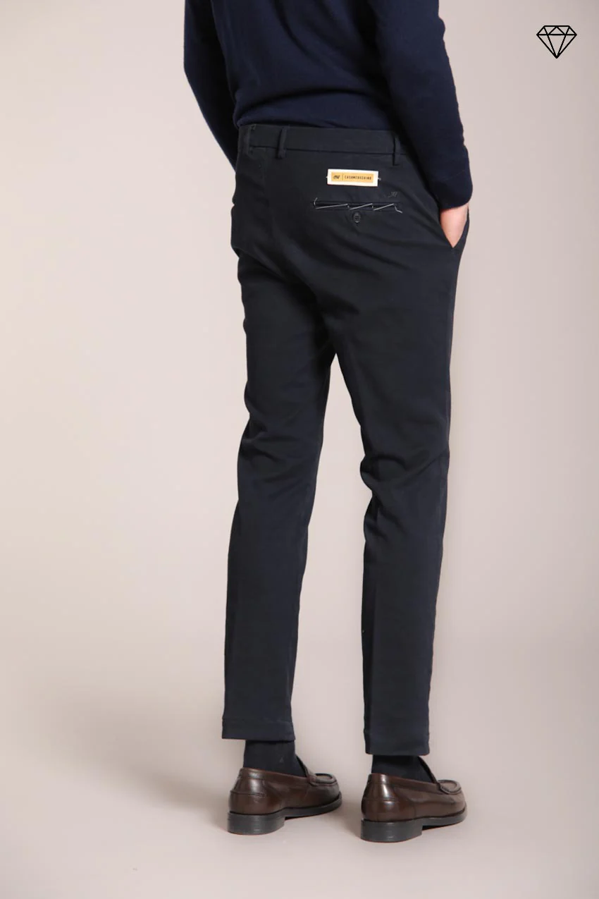 Torino pantalone chino uomo in cotone cashmere slim fit ① – Image 3