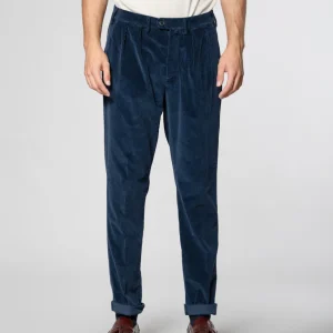 Boston 2 Pinces pantalone chino uomo in velluto 500 righe relaxed fit