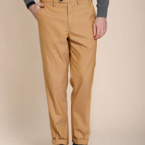 Boston pantalone chino uomo in cotone lana relaxed fit