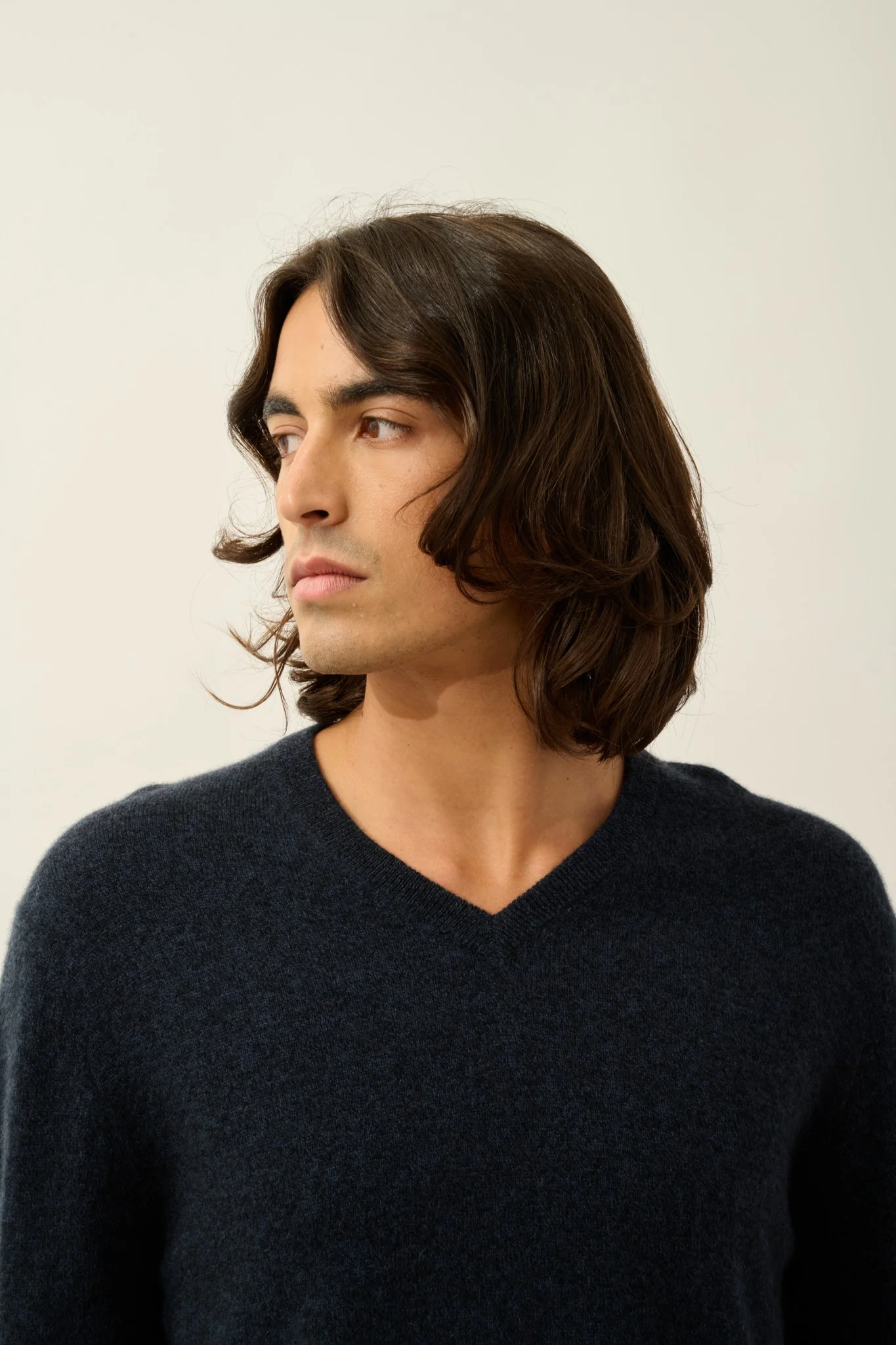 AGEL pull col v caviar 100% cachemire – Image 4