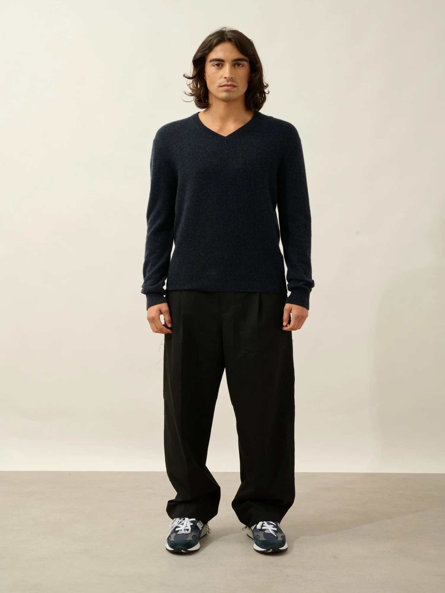 AGEL pull col v caviar 100% cachemire – Image 5