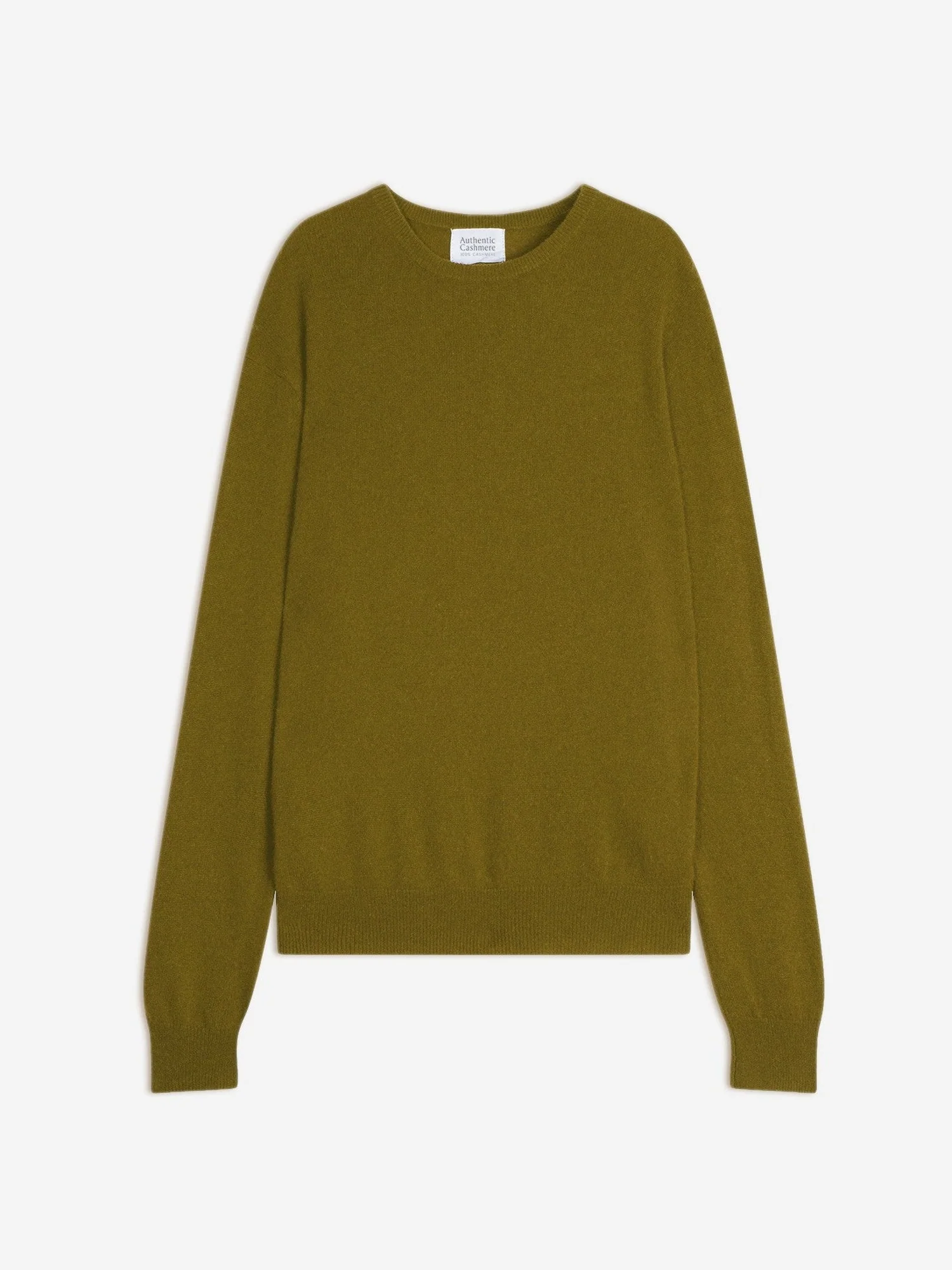 AIGLIÈRE pull col rond bronze 100% cachemire
