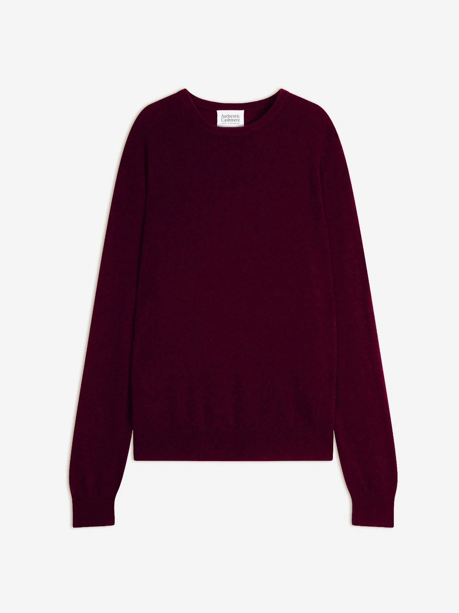 AIGLIÈRE pull col rond mûre 100% cachemire – Image 6