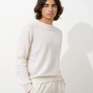 AIGLIÈRE pull col rond neige 100% cachemire