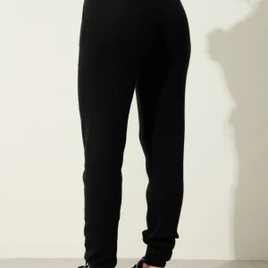 ANIKA jogging noir 100% cachemire