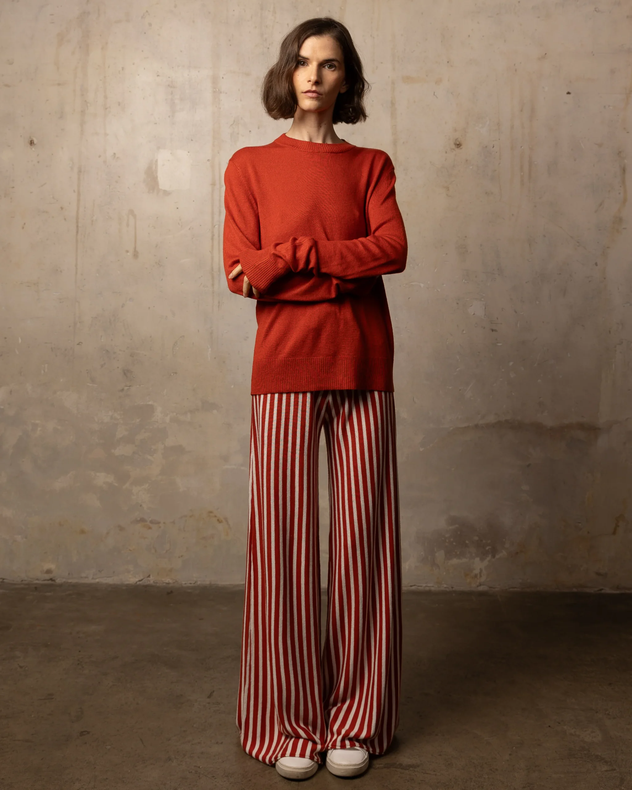 Pantalon Bamboo - 70% Bambou 30% Coton - 08OFFWHITERED