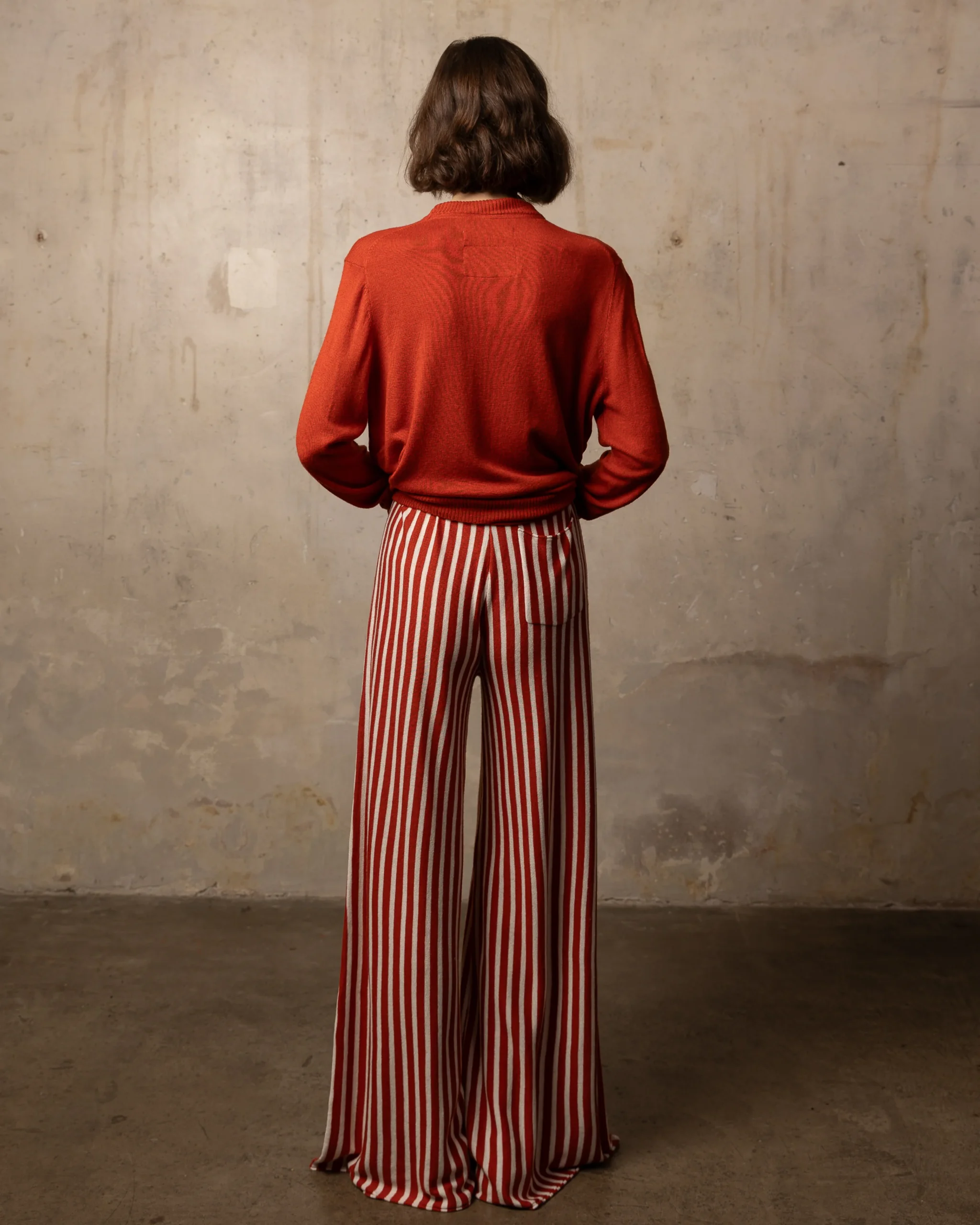 Pantalon Bamboo - 70% Bambou 30% Coton - 08OFFWHITERED – Image 2