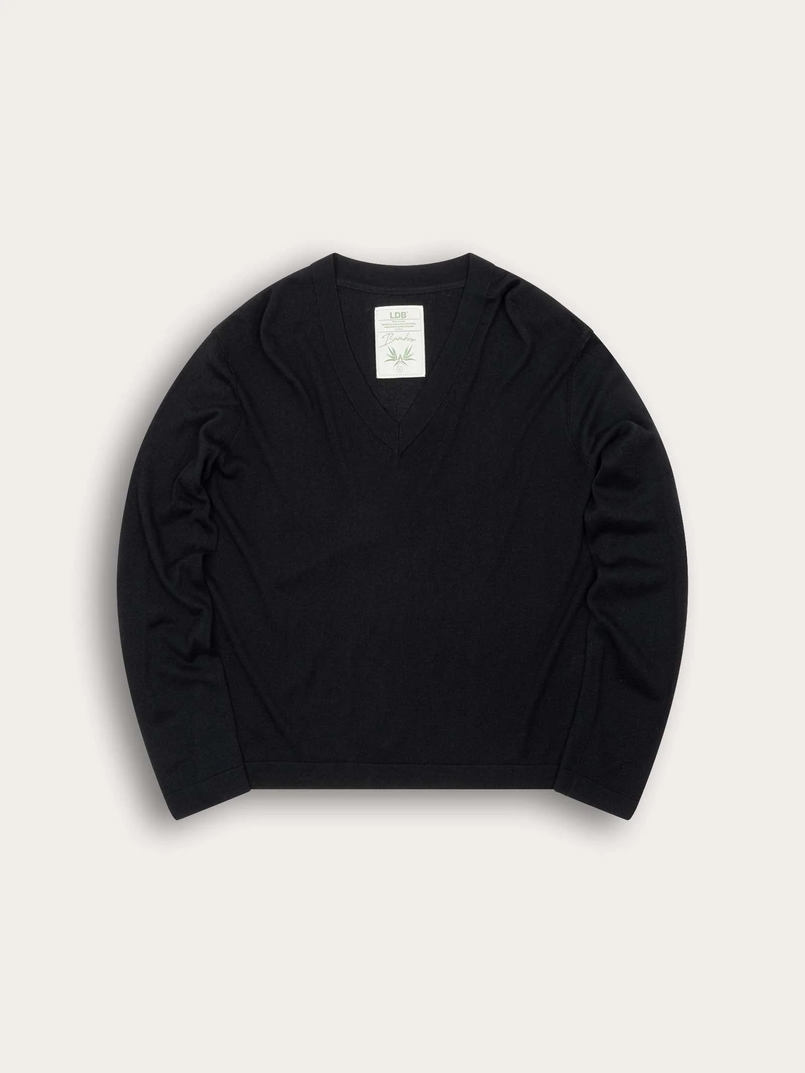 T-shirt bamboo manches longues col v - 70% bambou 30% coton – Image 5