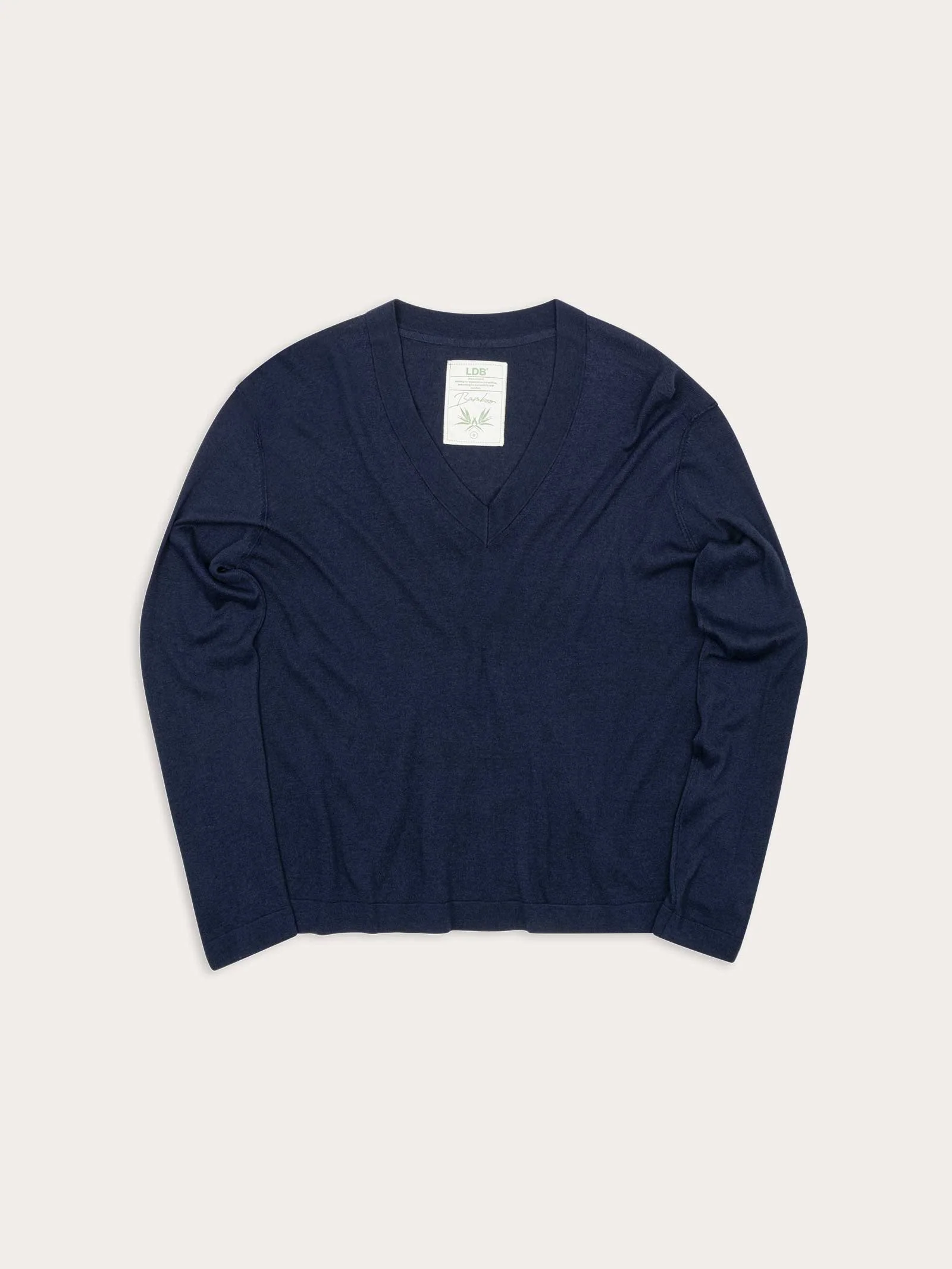 T-shirt bamboo manches longues col v - 70% bambou 30% coton – Image 5