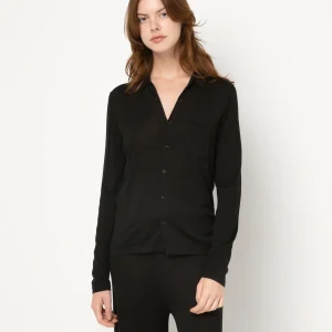 Chemise Bamboo - 70% Bambou 30% Coton - 100BLACK