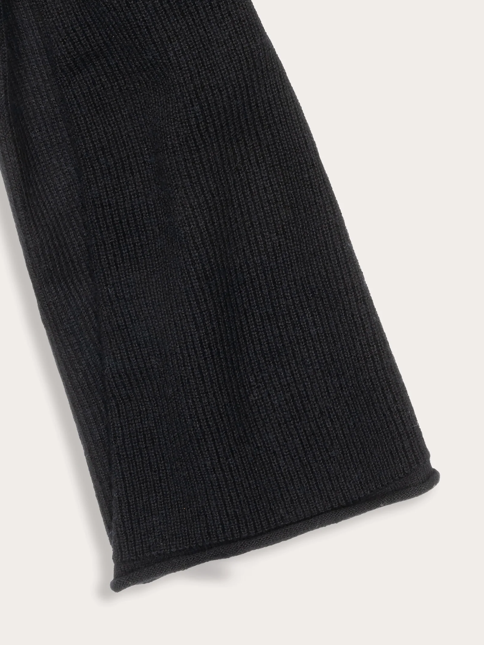 Echarpe Bamboo - 70% bambou 30% laine mérinos - 100BLACK – Image 7