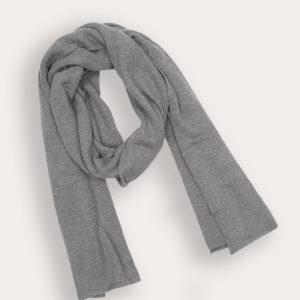 Echarpe Bamboo - 70% bambou 30% laine mérinos - 133MELANGEDGREY