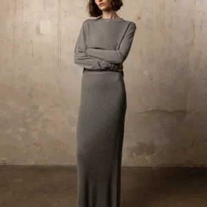 Jupe Bamboo - 70% bambou et 30% laine mérinos - 133MELANGEDGREY