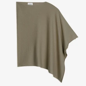 CARRA poncho army 100% cachemire