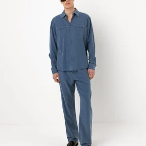 Pantalon Charles - 100% coton chambray