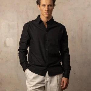 Chemise Charles - 100% coton - 100BLACK