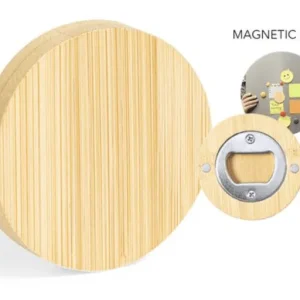 Ouvre bouteille magnétique en bambou