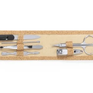 Set à manucure avec housse en liège