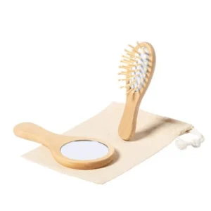 Set de brosse à cheveux et miroir