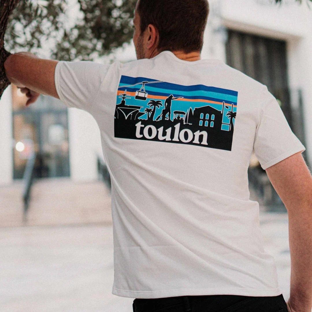 T-Shirt Skyline Toulon – Image 2