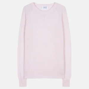 ETRET pull col rond poudre 100% cachemire