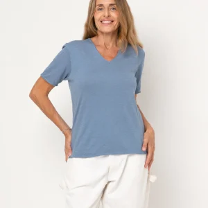 T-shirt EASYY col V - 100% coton - 370STORM