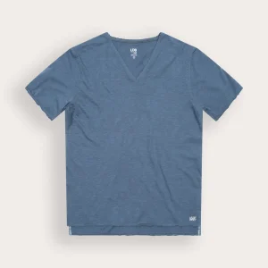 T-shirt EASYY col v - 100% coton - 318MERCURY