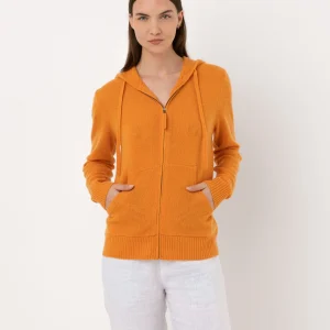 Hoodie FFresh - 100% cachemire - 652PEACH