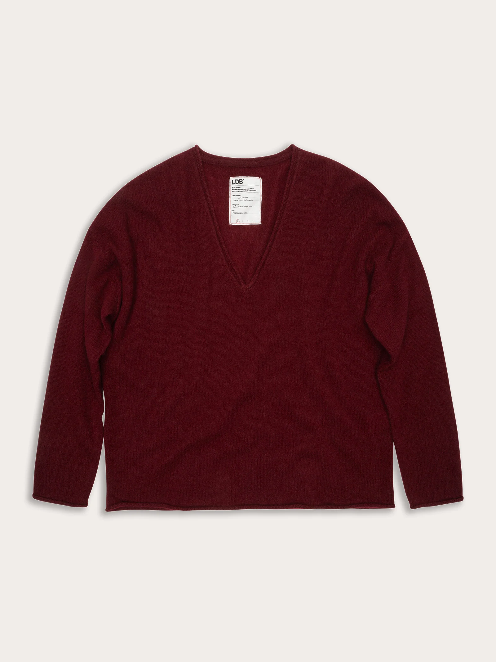 Pull FFresh col V - 100% cachemire - 613WINE – Image 5