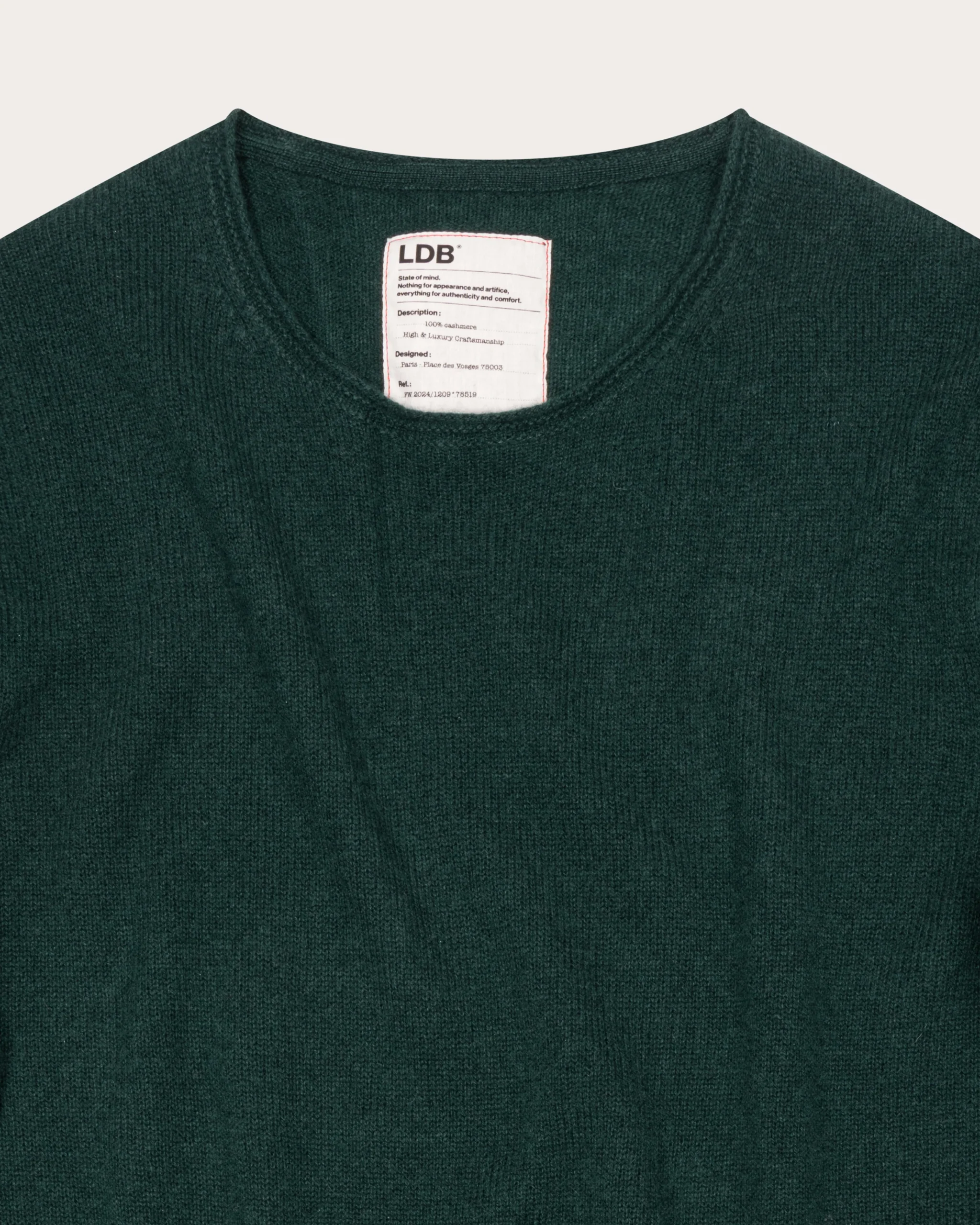 Pull FFresh col rond - 100% cachemire - 501VERTARGILE – Image 6