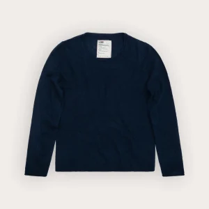Pull FFresh col rond - 100% cachemire - 311PETROL