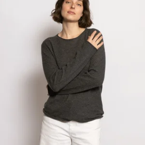 Pull FFresh col rond - 100% cachemire - 115ASH