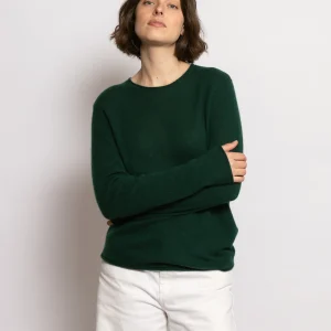 Pull FFresh col rond - 100% cachemire - 430SAPIN