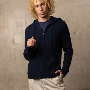 Hoodie FFresh - 100% cachemire - 311PETROL