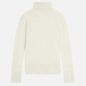 FORNET pull col roulé eau 100% cachemire