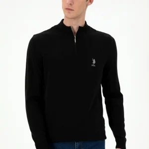 Pull Half-zip Noir