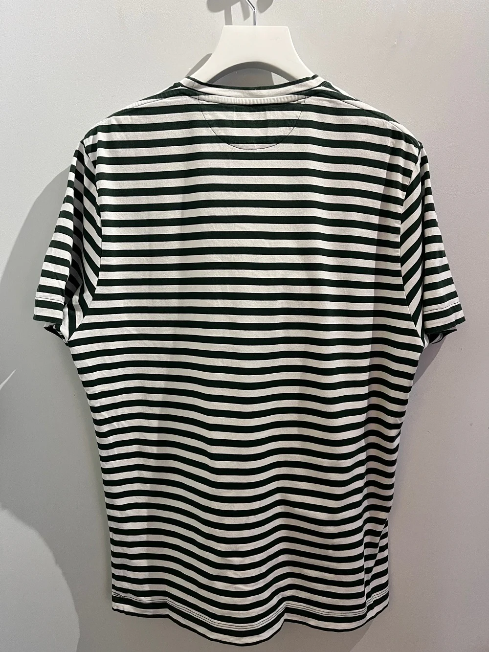 Tee-shirt marinière vert en coton bio – Image 2