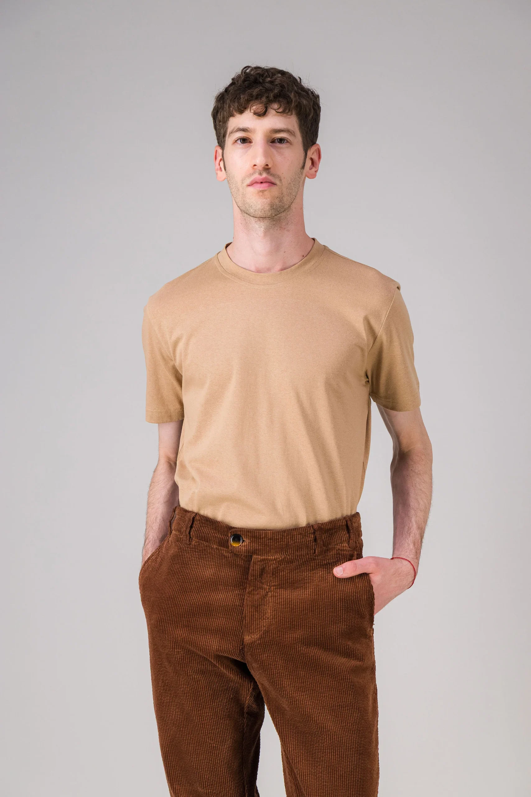 T Shirt coton bio japonais Paris Soul beige – Image 3