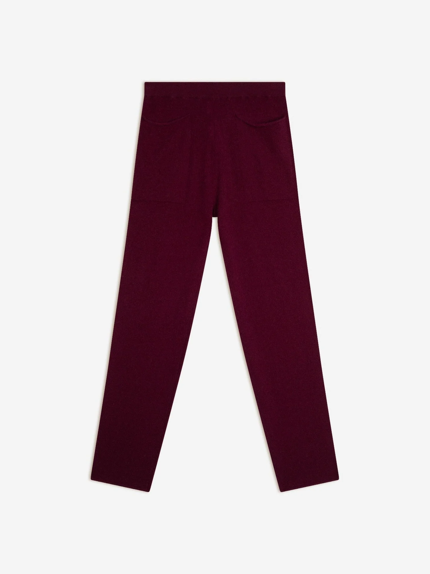 JIGME jogging bordeaux 100% cachemire