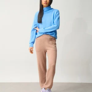 JIGME jogging camel chiné 100% cachemire