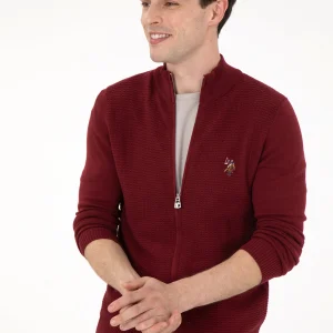 Cardigan GUNNER Burgundy