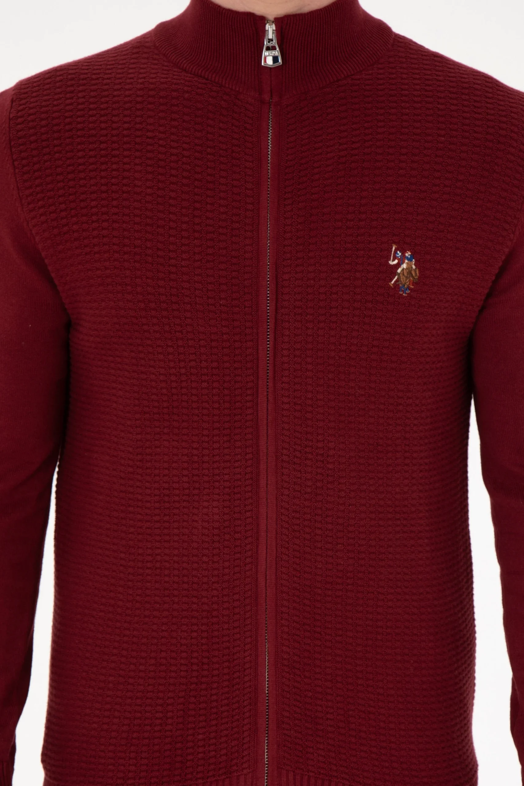 Cardigan GUNNER Burgundy – Image 4