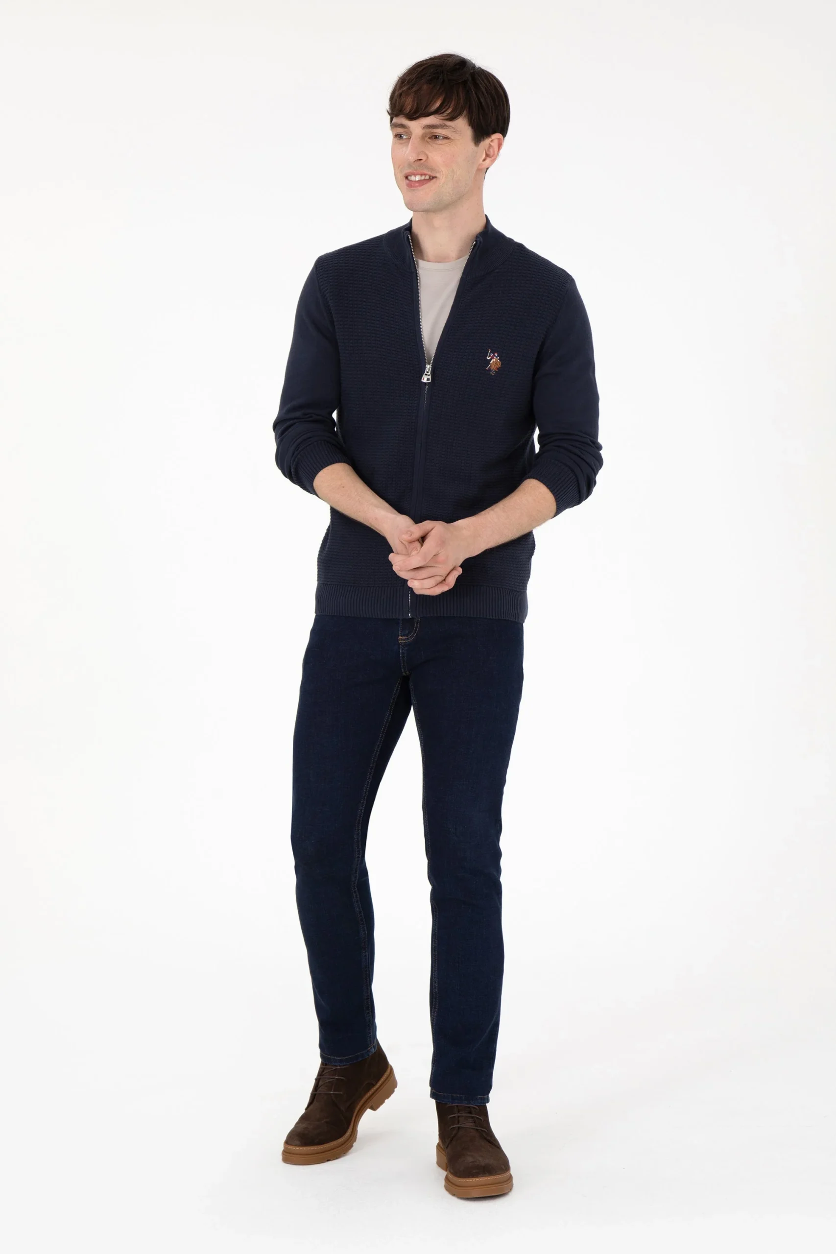 Cardigan GUNNER Navy Blue – Image 4