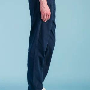 Pantalon city pant marine à pinces