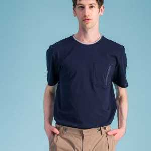 T Shirt "Premium" coton BIO marine