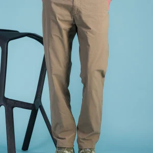 City pant coton BIO léger beige foncé