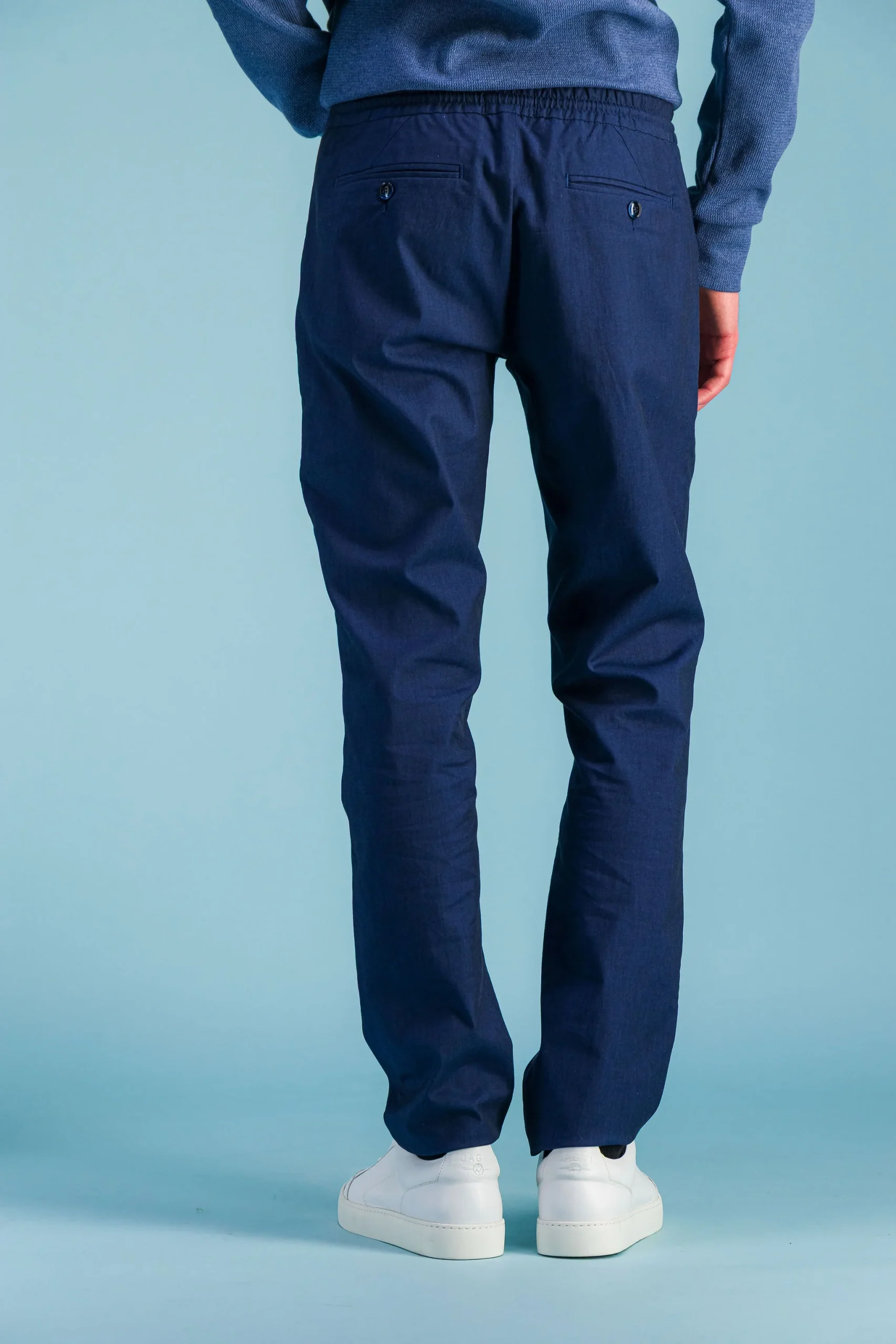 Sporty city pant bleu – Image 4