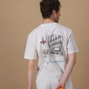 T Shirt coton bio japonais Paris Soul