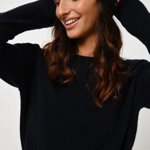 PINIER bonnet navy 100% cachemire